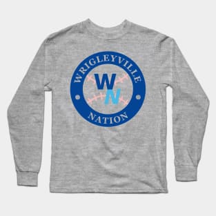 Wrigleyville Nation Logo Long Sleeve T-Shirt